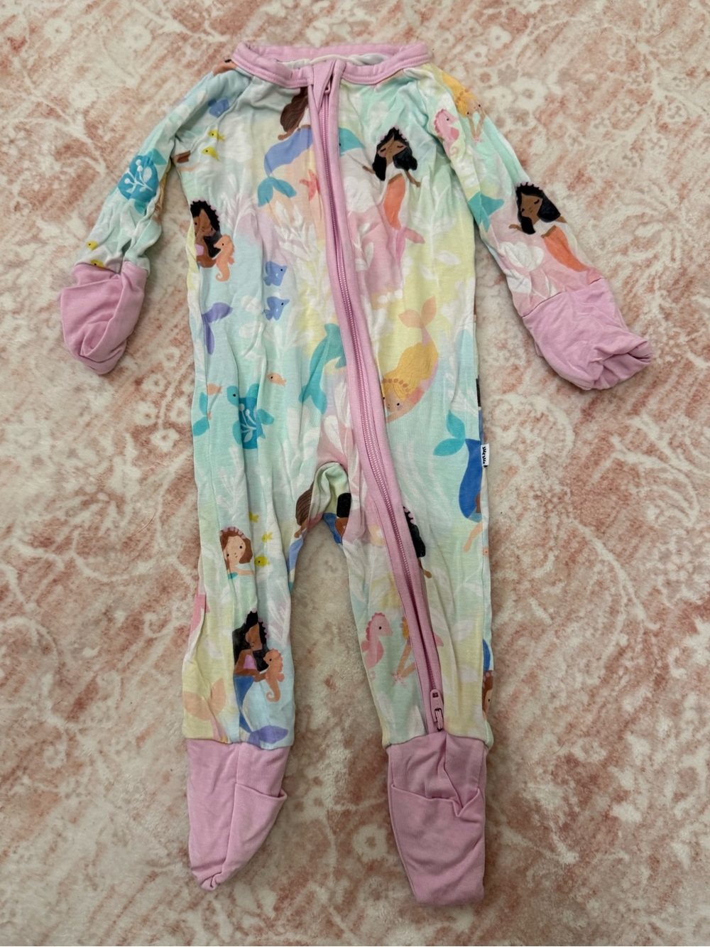 Little Sleepies Mystic Mermaids Zippy Newborn